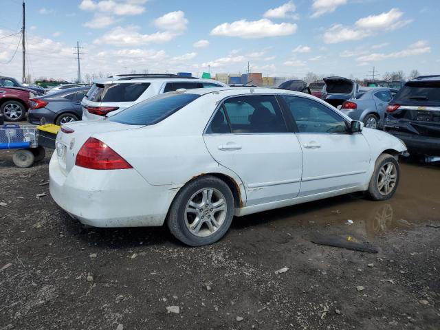 1HGCM56826A083284 - 2006 HONDA ACCORD EX WHITE photo 3