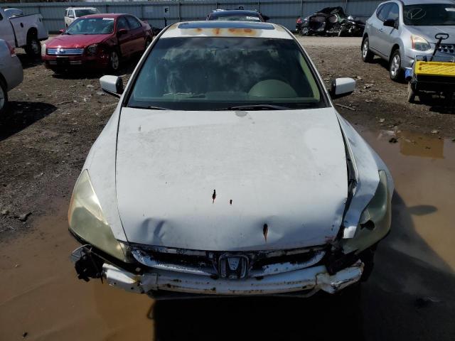 1HGCM56826A083284 - 2006 HONDA ACCORD EX WHITE photo 5