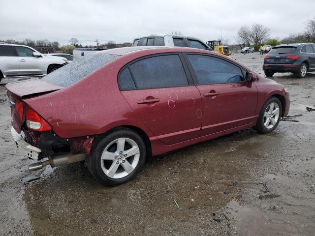 19XFA1F6XAE072146 - 2010 HONDA CIVIC LX-S MAROON photo 3