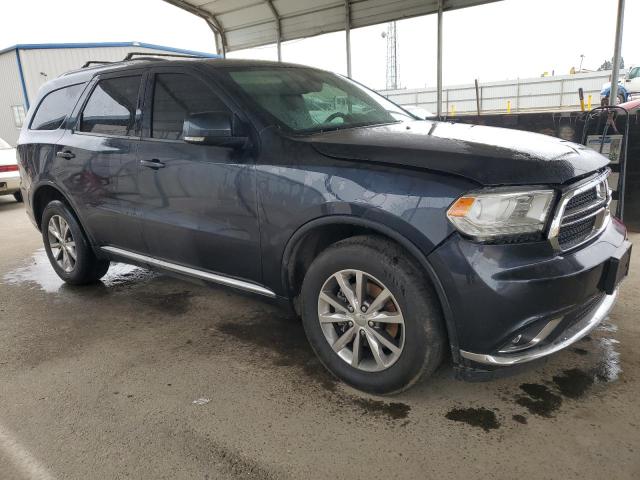 1C4RDJDG1EC561614 - 2014 DODGE DURANGO LIMITED BLUE photo 4