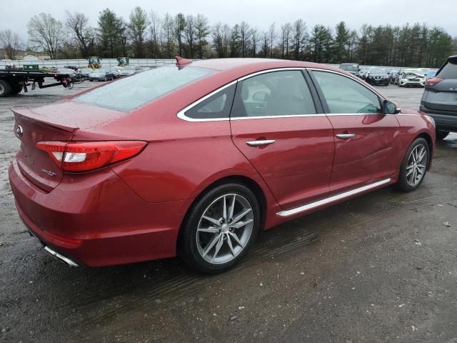 5NPE34AB2FH051919 - 2015 HYUNDAI SONATA SPORT RED photo 3