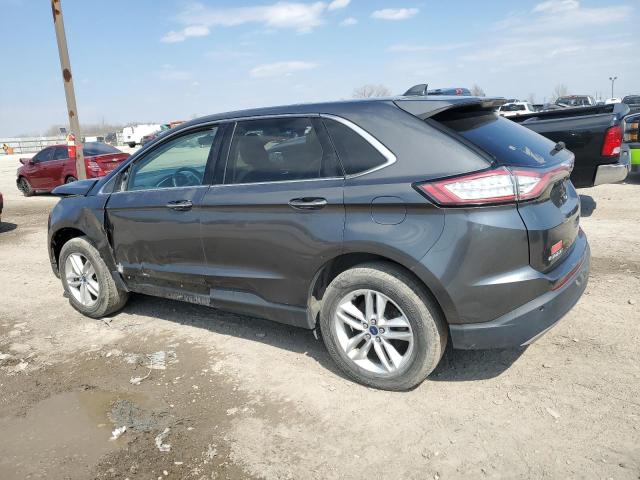 2FMTK4J90FBC13075 - 2015 FORD EDGE SEL GRAY photo 2