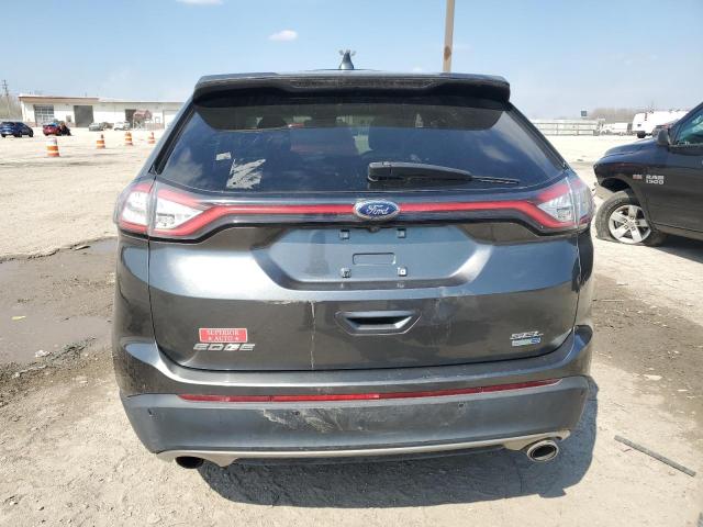 2FMTK4J90FBC13075 - 2015 FORD EDGE SEL GRAY photo 6