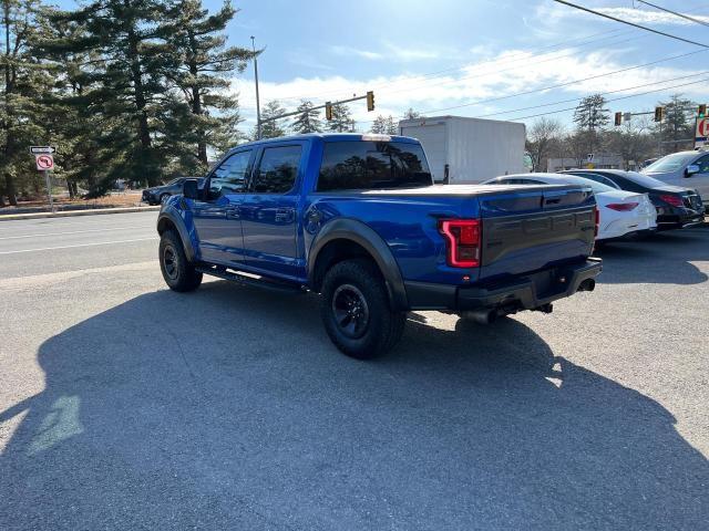 1FTFW1RG3HFC86952 - 2017 FORD F150 RAPTOR BLUE photo 4