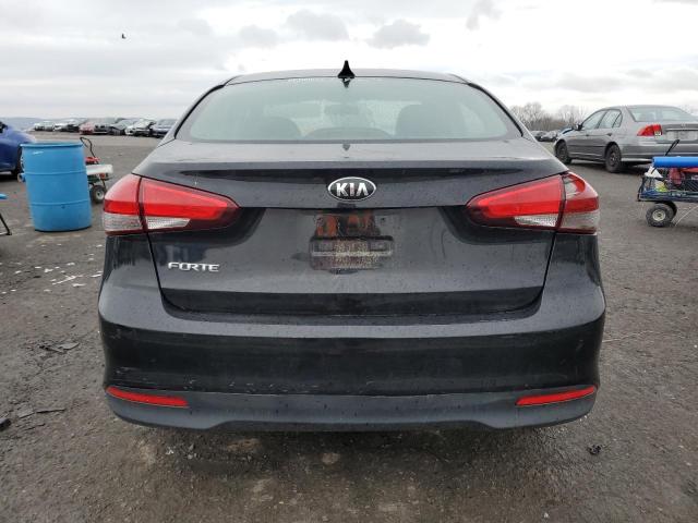 3KPFK4A74HE100791 - 2017 KIA FORTE LX BLACK photo 6