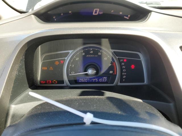 2HGFA16909H518283 - 2009 HONDA CIVIC EXL შავი ფოტო 9