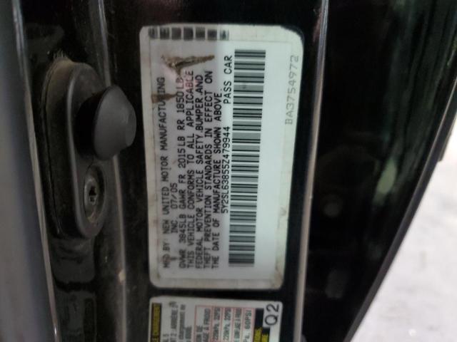 5Y2SL63855Z479944 - 2005 PONTIAC VIBE BLACK photo 12