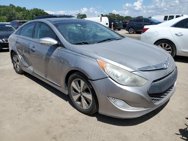 KMHEC4A42BA007983 - 2011 HYUNDAI SONATA HYBRID SILVER photo 4