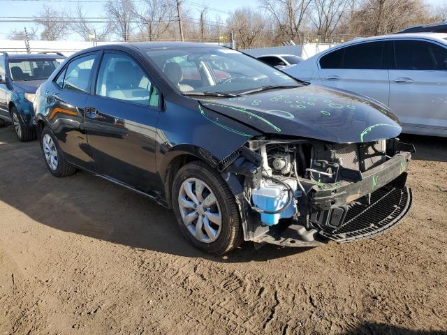 2T1BURHE2GC511601 - 2016 TOYOTA COROLLA L BLACK photo 4