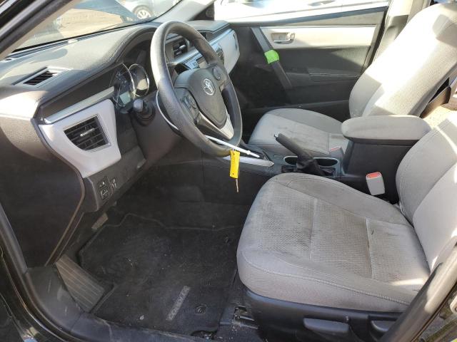 2T1BURHE2GC511601 - 2016 TOYOTA COROLLA L BLACK photo 7