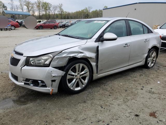 1G1PG5SB3D7316228 - 2013 CHEVROLET CRUZE LTZ SILVER photo 1