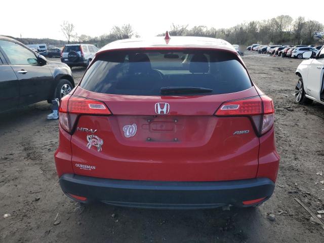 3CZRU6H5XHM712761 - 2017 HONDA HR-V EX RED photo 6