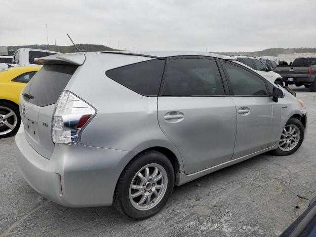 JTDZN3EU6E3317535 - 2014 TOYOTA PRIUS V SILVER photo 3