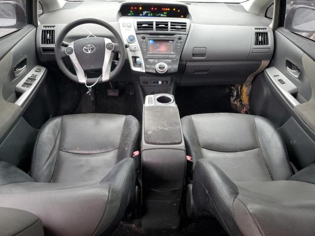 JTDZN3EU6E3317535 - 2014 TOYOTA PRIUS V SILVER photo 8