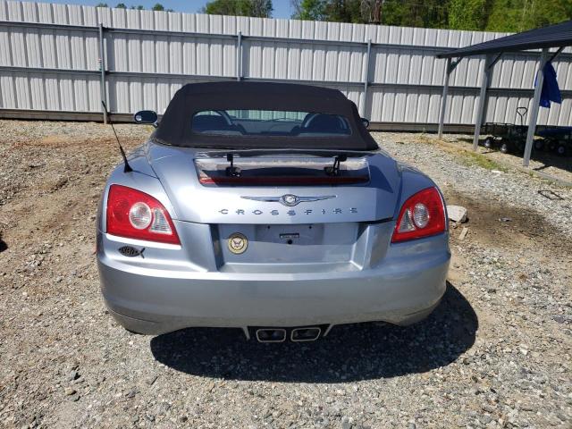 1C3AN65L95X046022 - 2005 CHRYSLER CROSSFIRE LIMITED BLUE photo 6