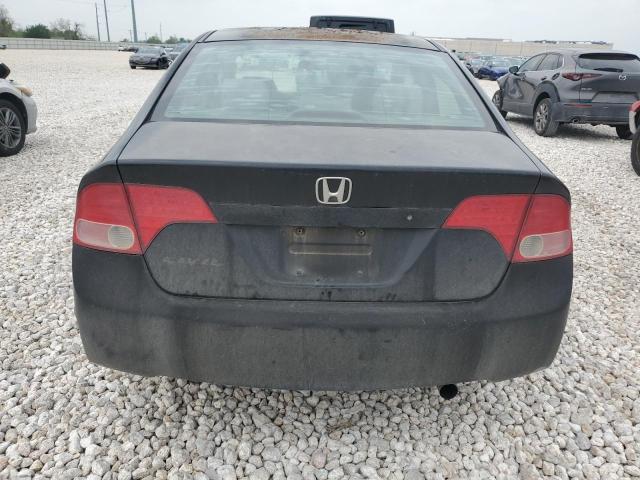 1HGFA16837L003463 - 2007 HONDA CIVIC EX BLACK photo 6