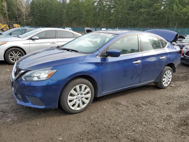 3N1AB7AP2KY346310 - 2019 NISSAN SENTRA S BLUE photo 1