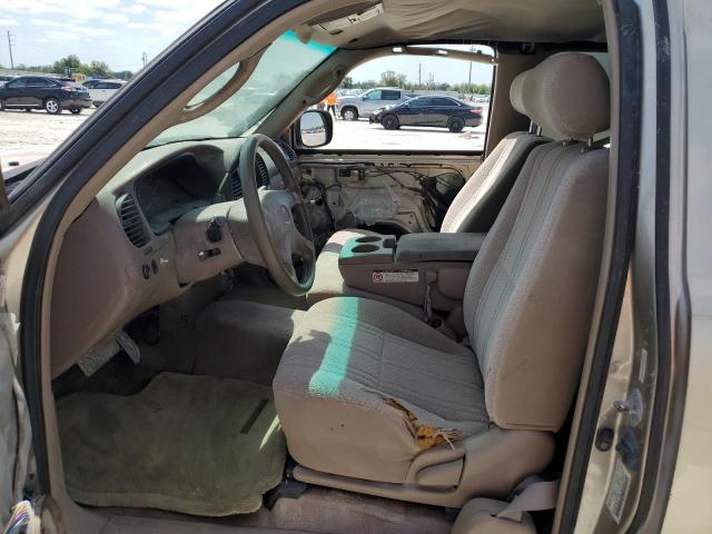 5TBRN34102S239182 - 2002 TOYOTA TUNDRA ACCESS CAB SR5 BEIGE photo 7