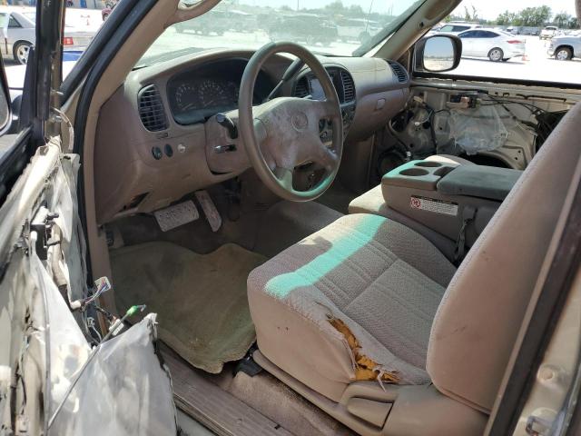 5TBRN34102S239182 - 2002 TOYOTA TUNDRA ACCESS CAB SR5 BEIGE photo 8