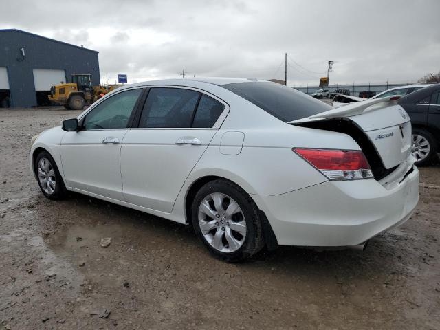 1HGCP36868A018307 - 2008 HONDA ACCORD EXL WHITE photo 2