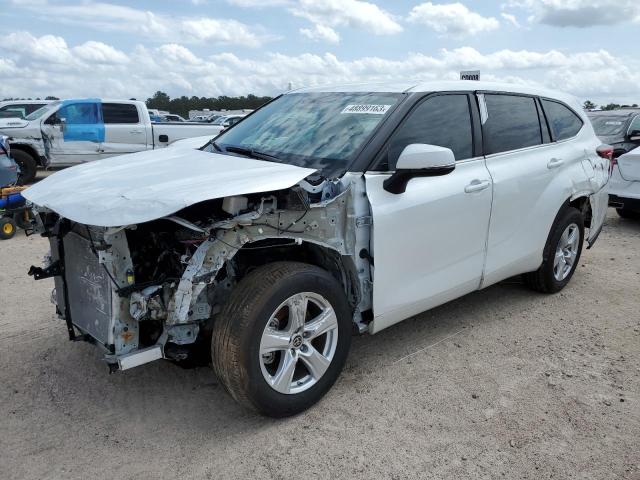 5TDZZRAHXNS130779 - 2022 TOYOTA HIGHLANDER L WHITE photo 1