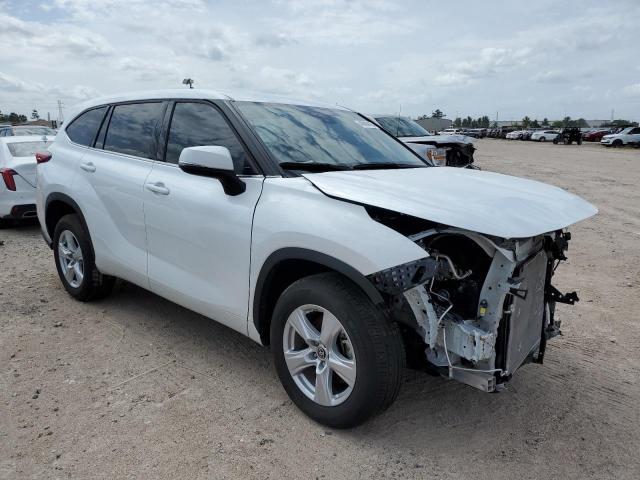 5TDZZRAHXNS130779 - 2022 TOYOTA HIGHLANDER L WHITE photo 4