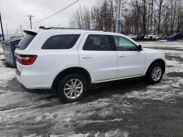 1C4RDJAG6NC185562 - 2022 DODGE DURANGO SXT WHITE photo 3