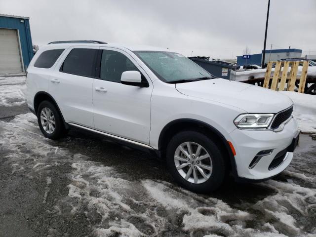 1C4RDJAG6NC185562 - 2022 DODGE DURANGO SXT WHITE photo 4