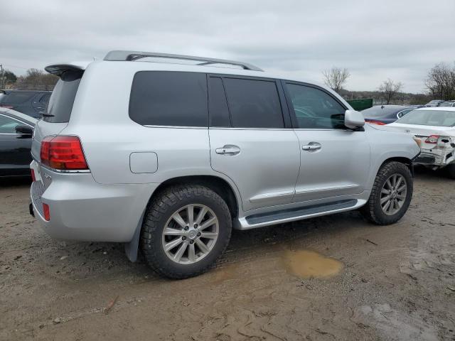 JTJHY7AX8B4073979 - 2011 LEXUS LX 570 SILVER photo 3