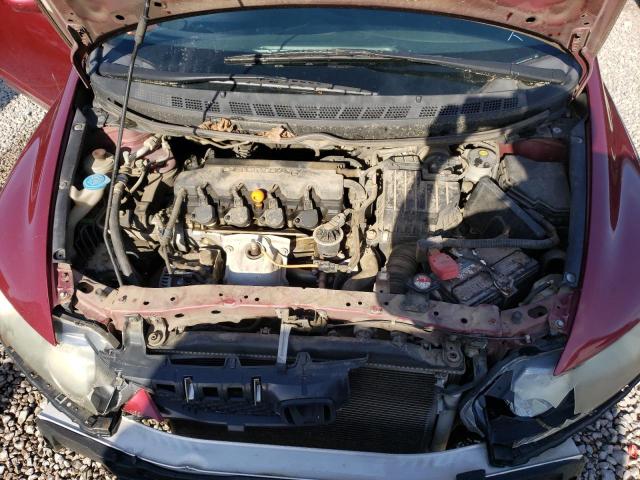 19XFA1F69BE001618 - 2011 HONDA CIVIC LX-S Bordeaux photo 11
