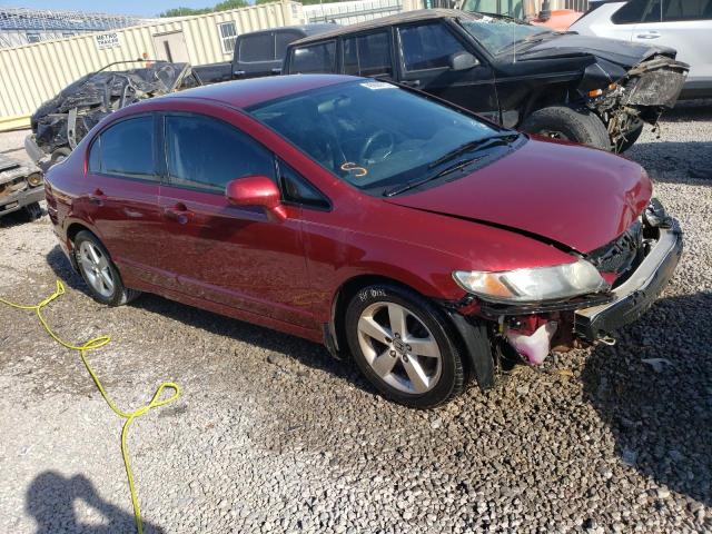 19XFA1F69BE001618 - 2011 HONDA CIVIC LX-S BURGUNDY photo 4