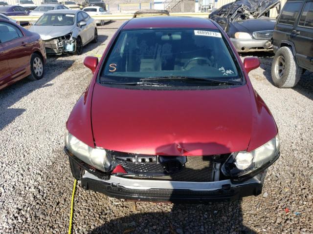 19XFA1F69BE001618 - 2011 HONDA CIVIC LX-S Bordeaux photo 5