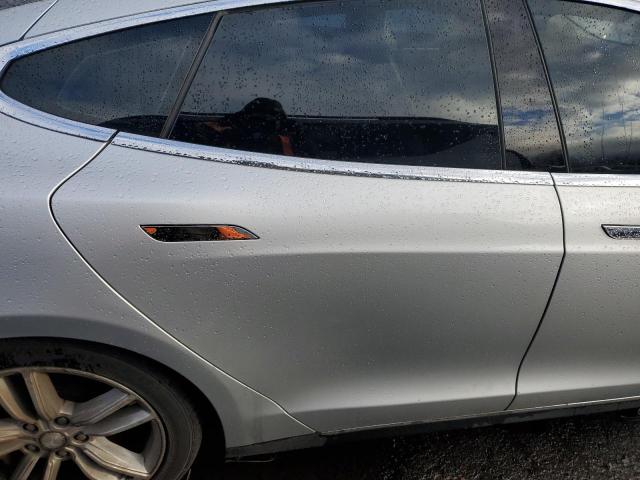 5YJSA1H13EFP28607 - 2014 TESLA MODEL S SILVER photo 10