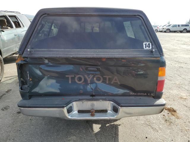 4TAVL52N4VZ291605 - 1997 TOYOTA TACOMA XTRACAB GREEN photo 6