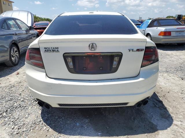 19UUA76527A009590 - 2007 ACURA TL TYPE S WHITE photo 6