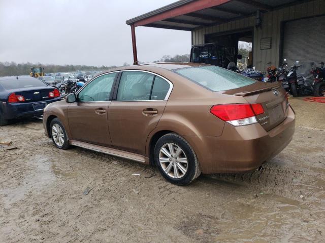 4S3BMBC61C3040020 - 2012 SUBARU LEGACY 2.5I PREMIUM TAN photo 2