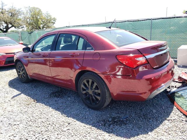 1C3CCBAB2EN207102 - 2014 CHRYSLER 200 LX RED photo 2