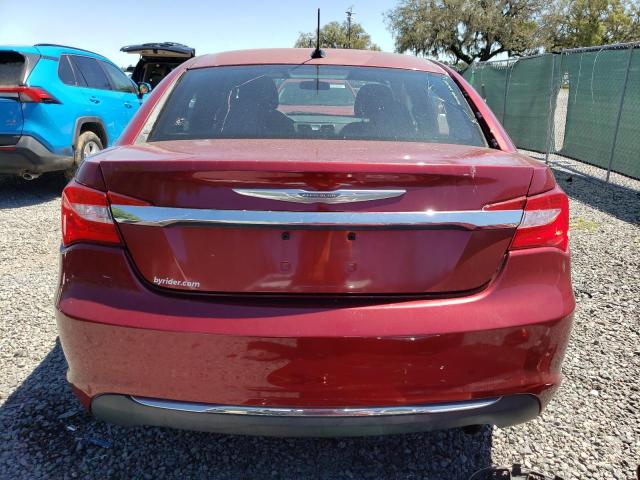 1C3CCBAB2EN207102 - 2014 CHRYSLER 200 LX RED photo 6