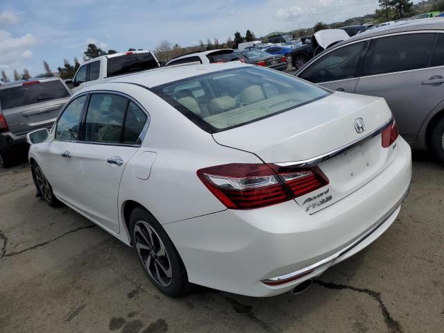 1HGCR3F88GA006314 - 2016 HONDA ACCORD EXL WHITE photo 2