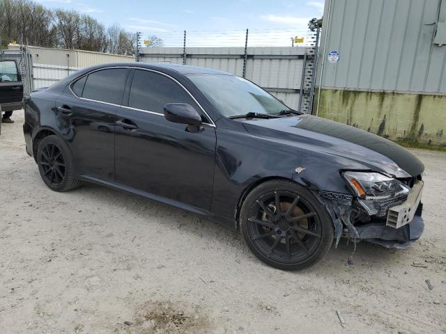 JTHCK262385018582 - 2008 LEXUS IS 250 BLACK photo 4