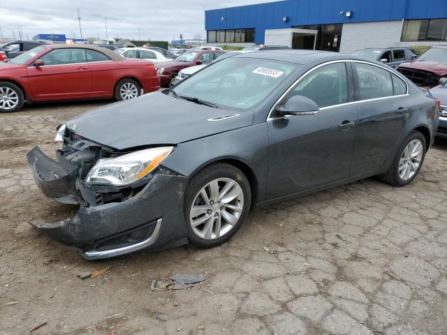 2G4GR5GX5H9134634 - 2017 BUICK REGAL PREMIUM GRAY photo 1