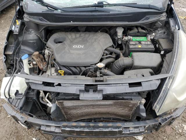 KNADN4A39D6199410 - 2013 KIA RIO EX GRAY photo 11