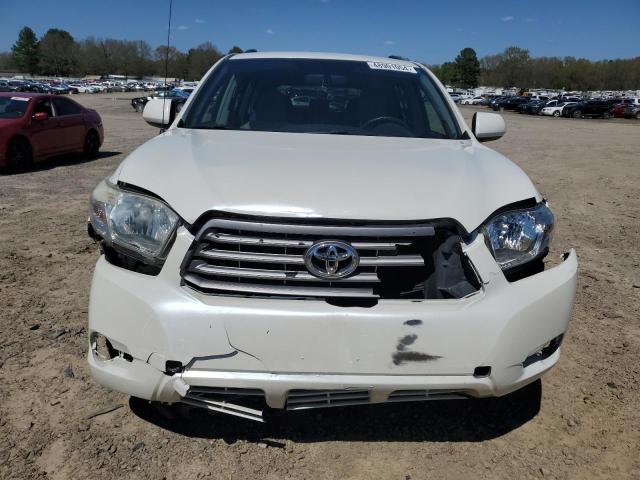 JTEDA41A392003968 - 2009 TOYOTA HIGHLANDER WHITE photo 5