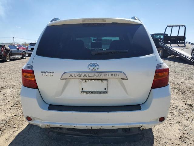 JTEDA41A392003968 - 2009 TOYOTA HIGHLANDER WHITE photo 6