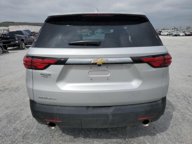 1GNERFKWXNJ117044 - 2022 CHEVROLET TRAVERSE LS SILVER photo 6