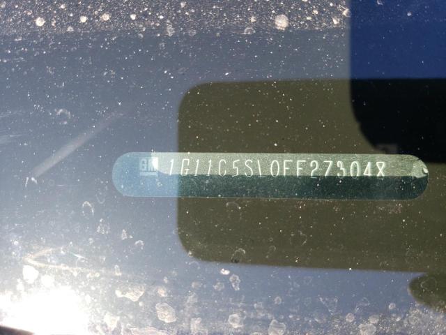 1G11C5SL0FF273048 - 2015 CHEVROLET MALIBU 1LT 白色 照片 12