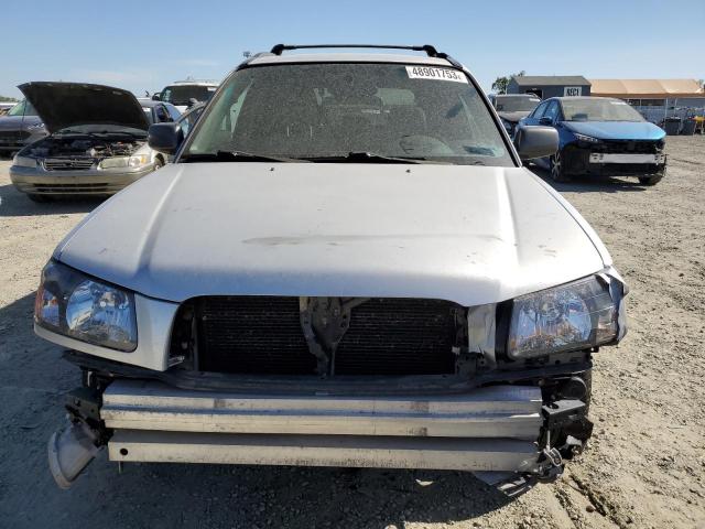 JF1SG656X3G716099 - 2003 SUBARU FORESTER 2.5XS ვერცხლისფერი ფოტო 5