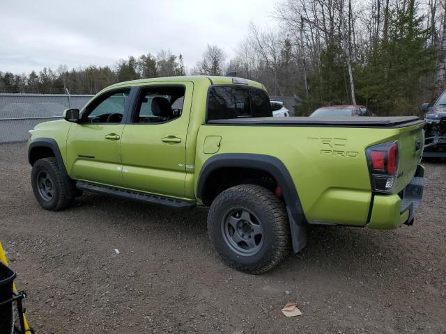 3TYCZ5AN9NT069255 - 2022 TOYOTA TACOMA DOUBLE CAB GREEN photo 2