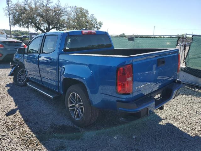 1GCGSBEN2M1226050 - 2021 CHEVROLET COLORADO BLUE photo 2