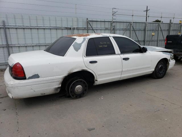 2FAHP71W03X199752 - 2003 FORD CROWN VICT POLICE INTERCEPTOR WHITE photo 3